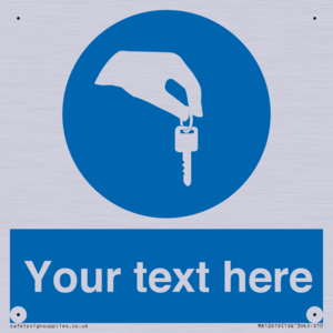 Custom Mandatory Keys Sign